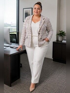 Ricki's NEW Plus-Size XXL: Colourful Tweed Blazer